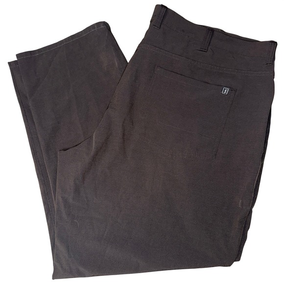 PGA Tour Other - PGA TOUR Men's Golf Pants 42x32 Flat Front Stretch Dark Gray